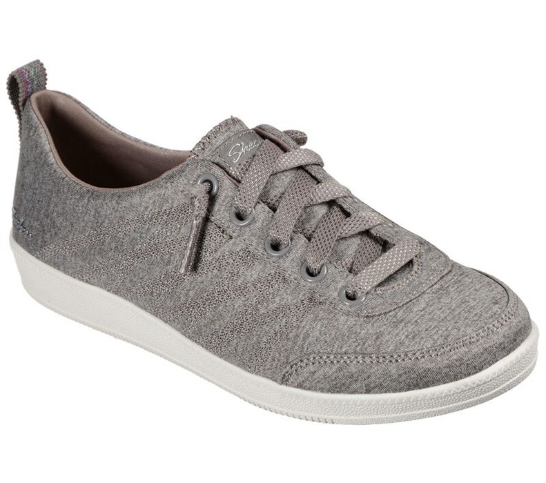 Skechers Sepulveda Blvd - Day Wishes - Womens Slip On Shoes Grey [AU-DW6656]